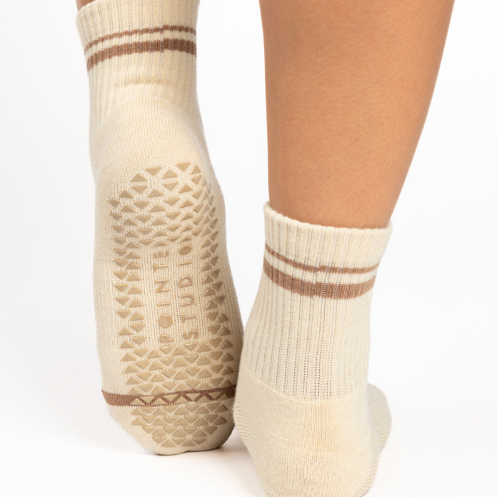 Varsity Ankle Grip Socks - (Barre/Pilates)