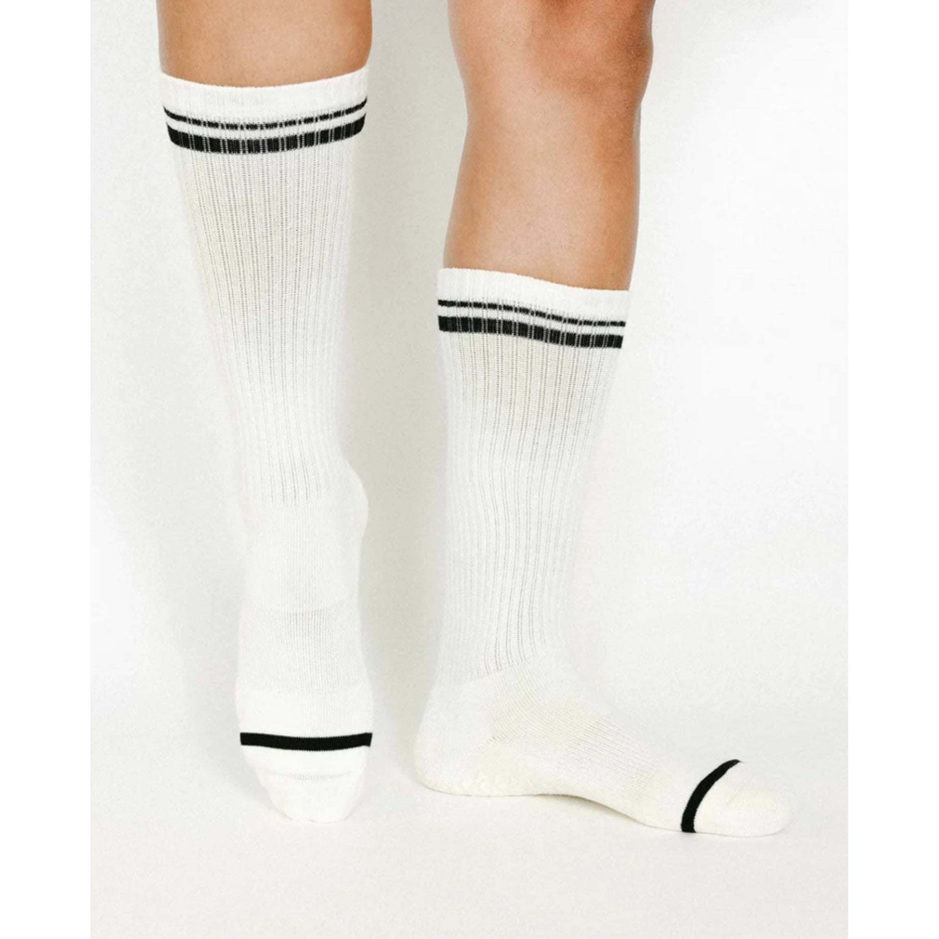 Varsity Crew Grip Socks - (Barre/Pilates)