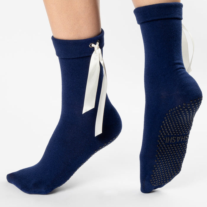 Sailor Crew Grip Sock - (Barre / Pilates)