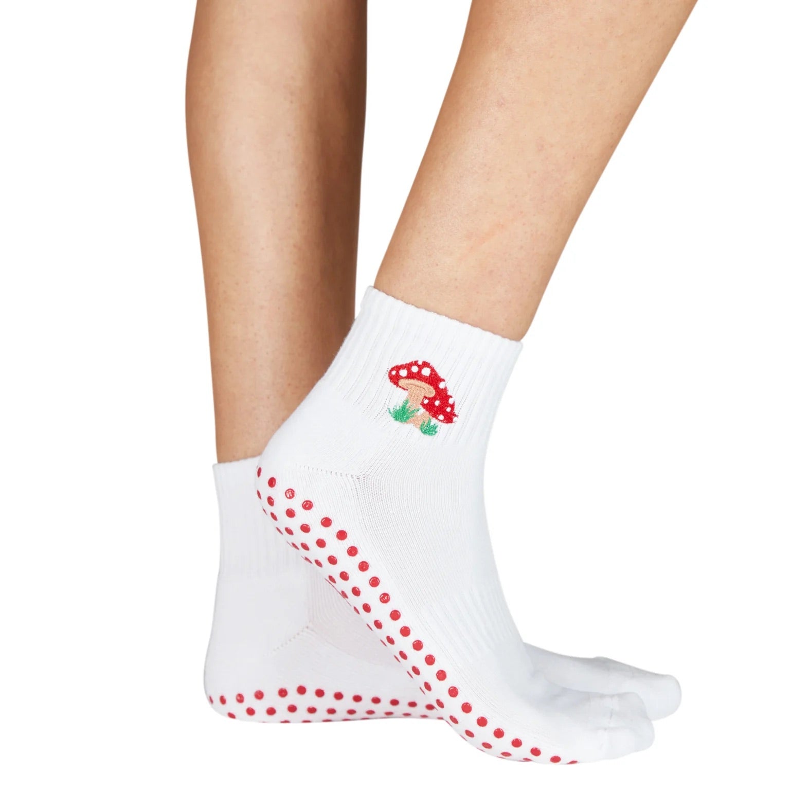 Shrooms - Ankle Grip Sock (Barre / Pilates)