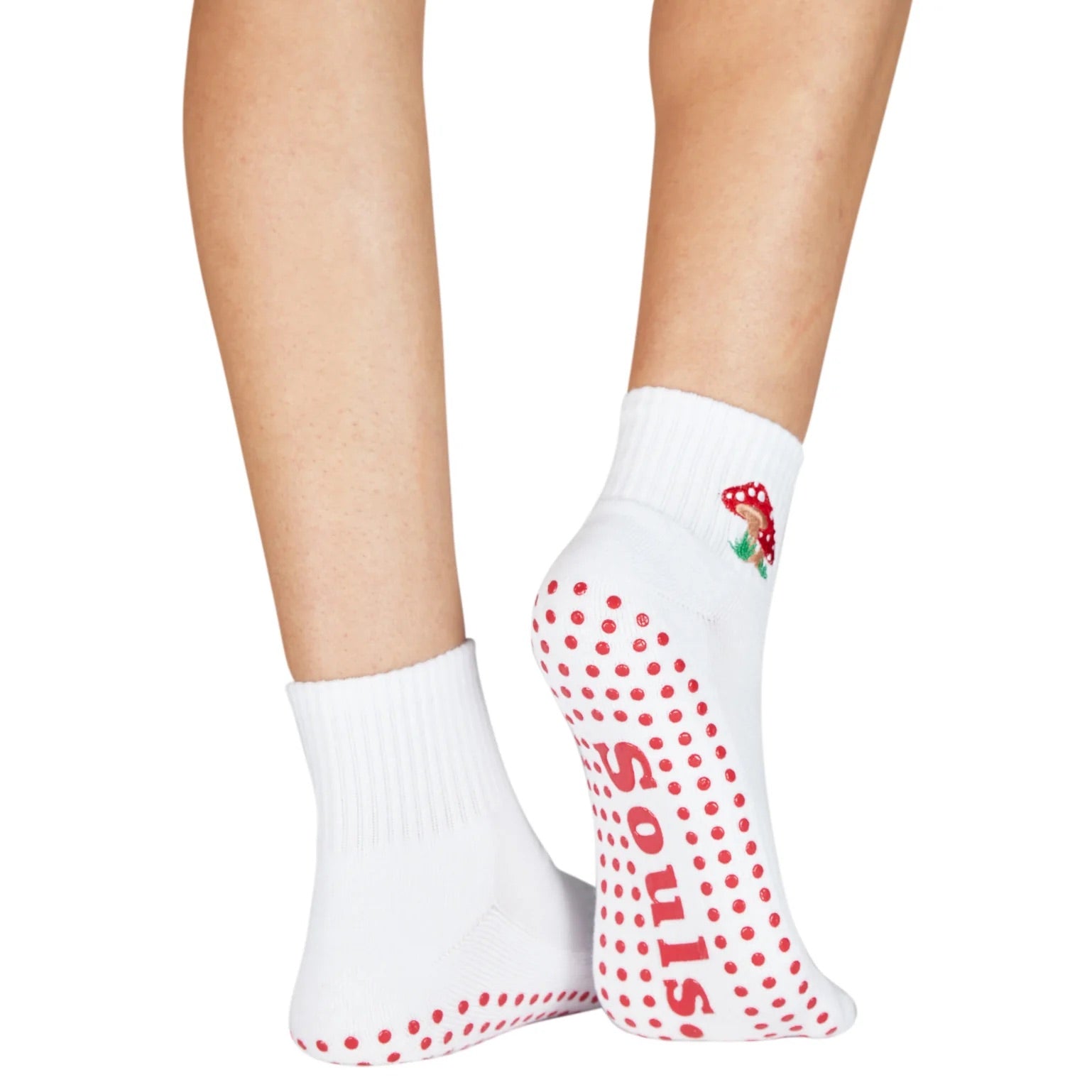 Shrooms - Ankle Grip Sock (Barre / Pilates)