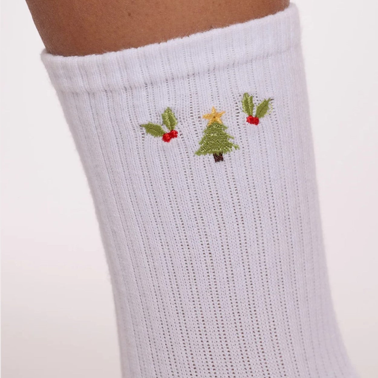 Holiday Tree - Crew Grip Sock (Barre / Pilates)