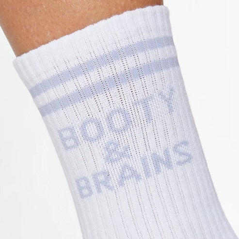 Booty and Brains - Crew Grip Sock (Barre / Pilates)