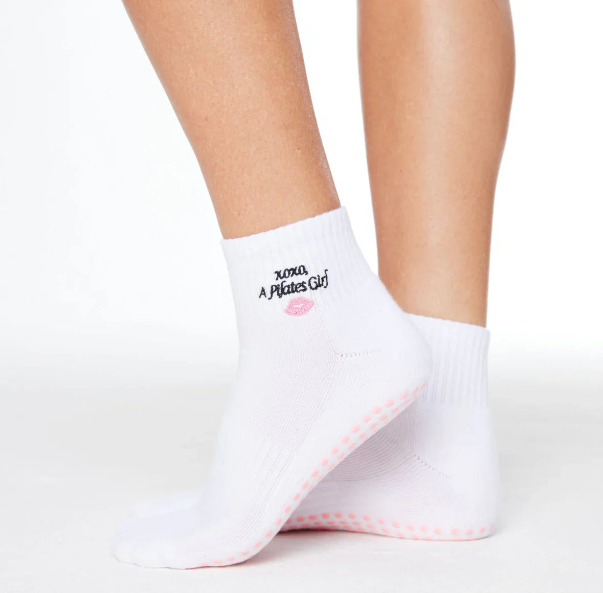 XOXO, Pilates Girl - Crew Grip Sock (Barre / Pilates)