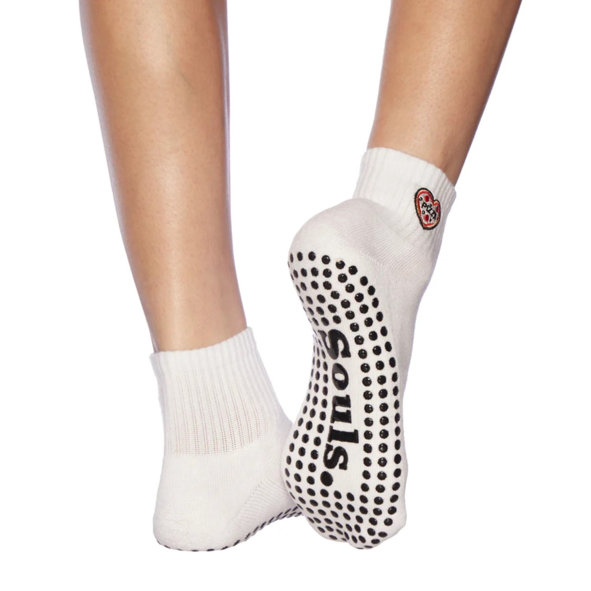Pizza - Ankle Grip Sock (Barre / Pilates)