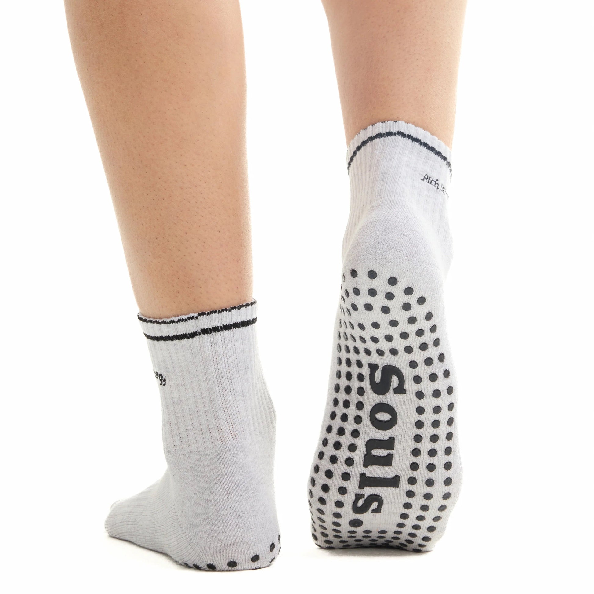 Rich Bitch Energy - Ankle Grip Sock (Barre / Pilates)