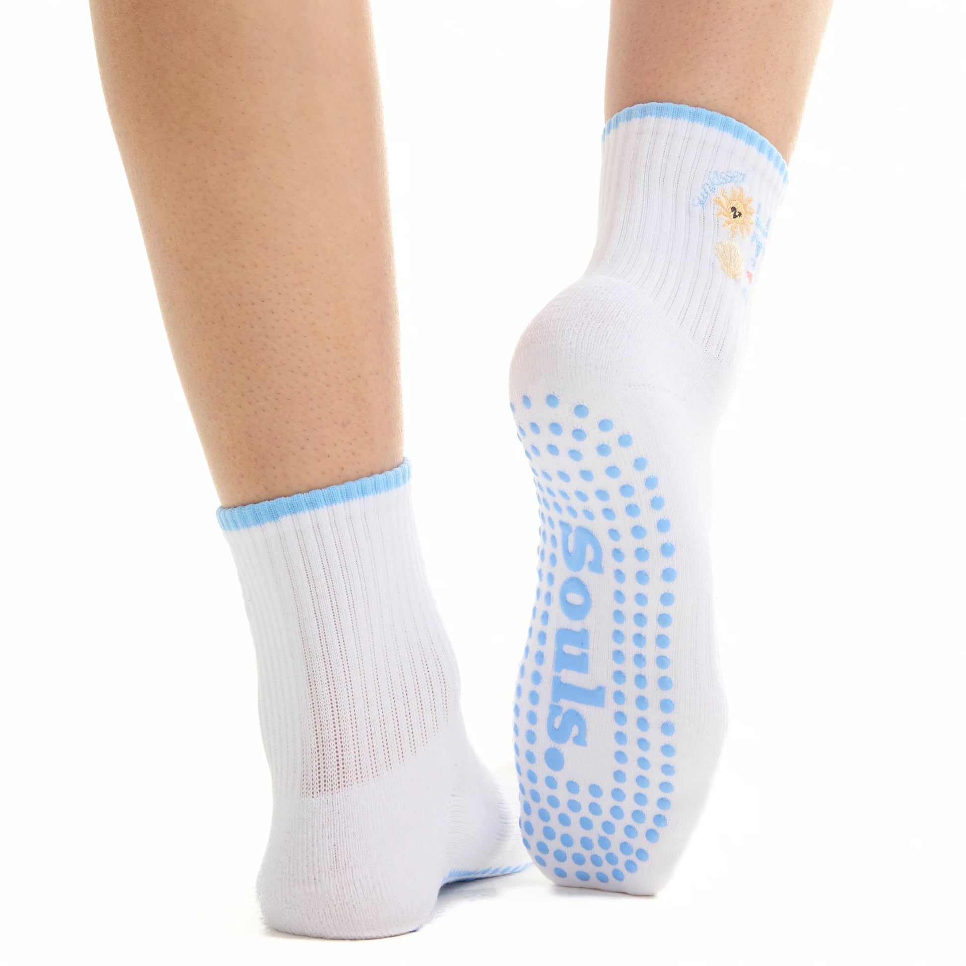 Sunkissed - Crew Grip Sock (Barre / Pilates)