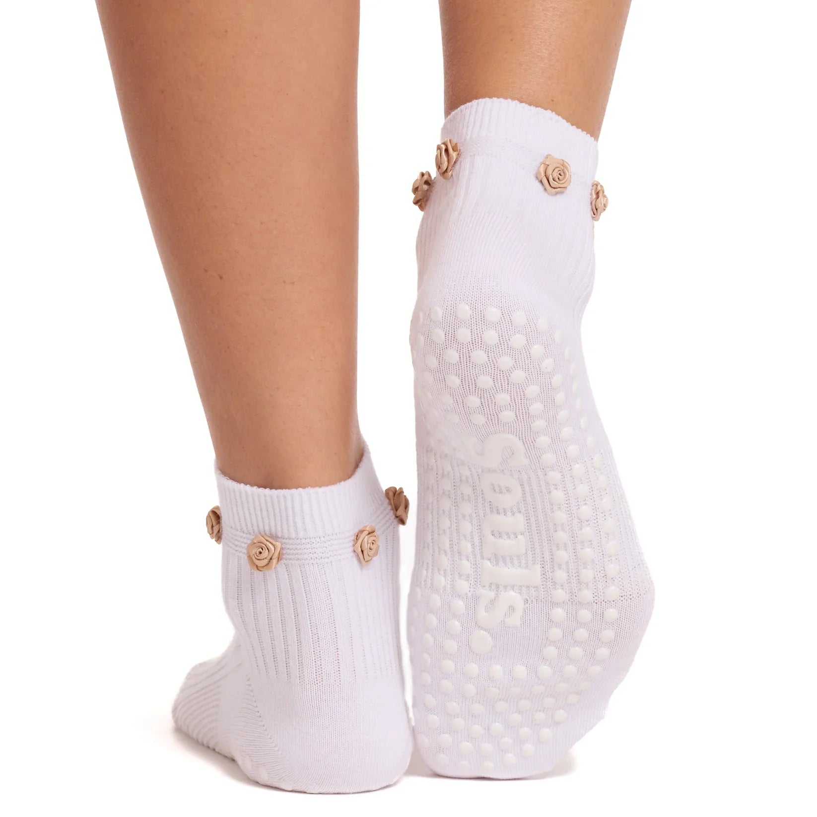 Flower - Ankle Grip Sock (Barre / Pilates)