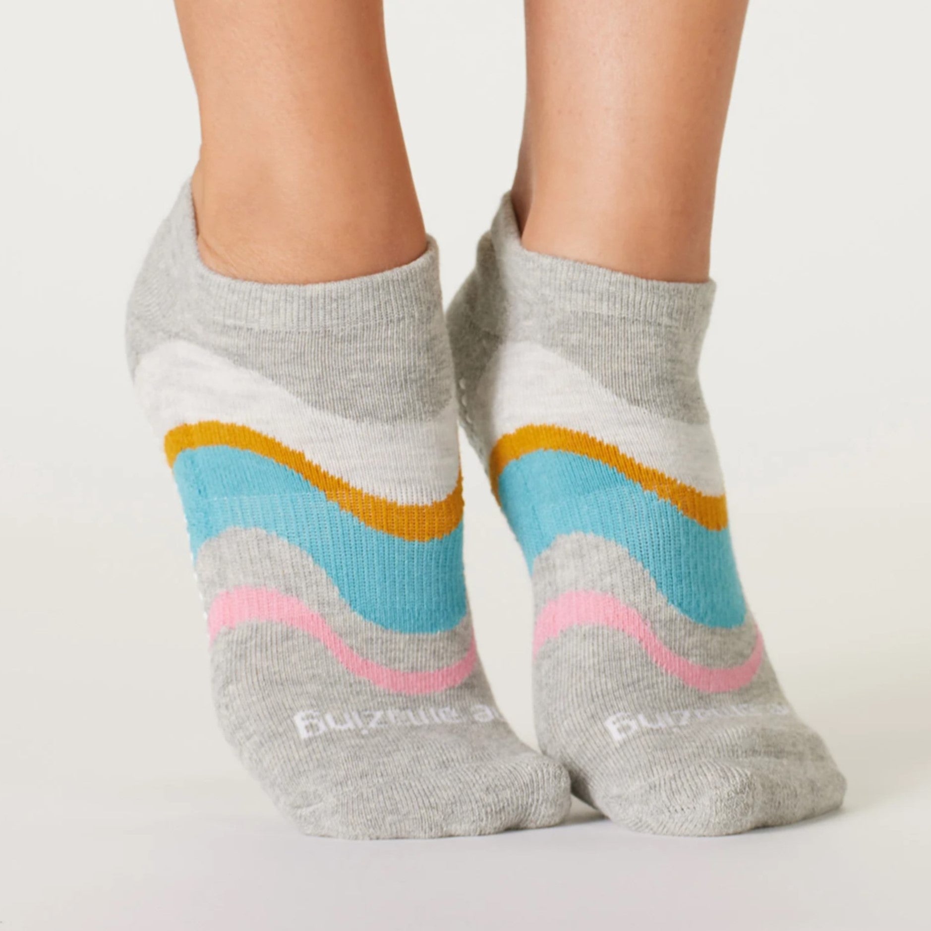 Be Amazing Grip Socks - Whimsy Ranier (Barre/Pilates)