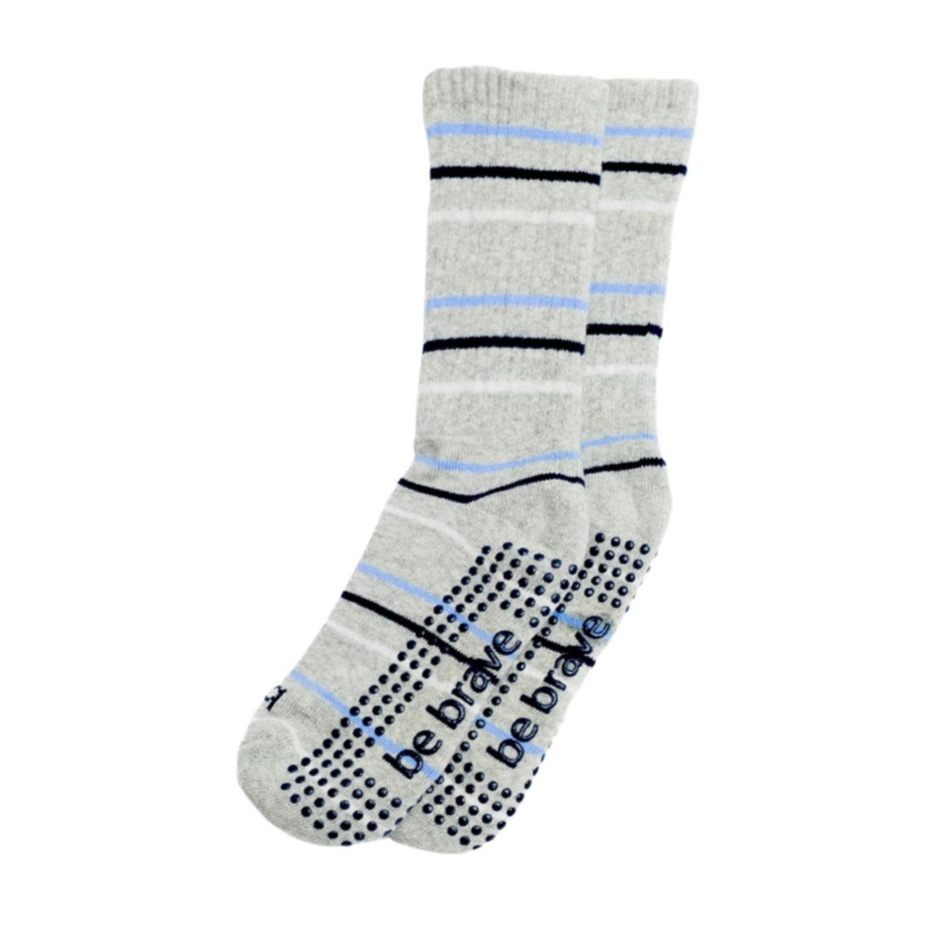 Boys 2 Pack  - Cooper Grip Crew Socks (Barre / Pilates)
