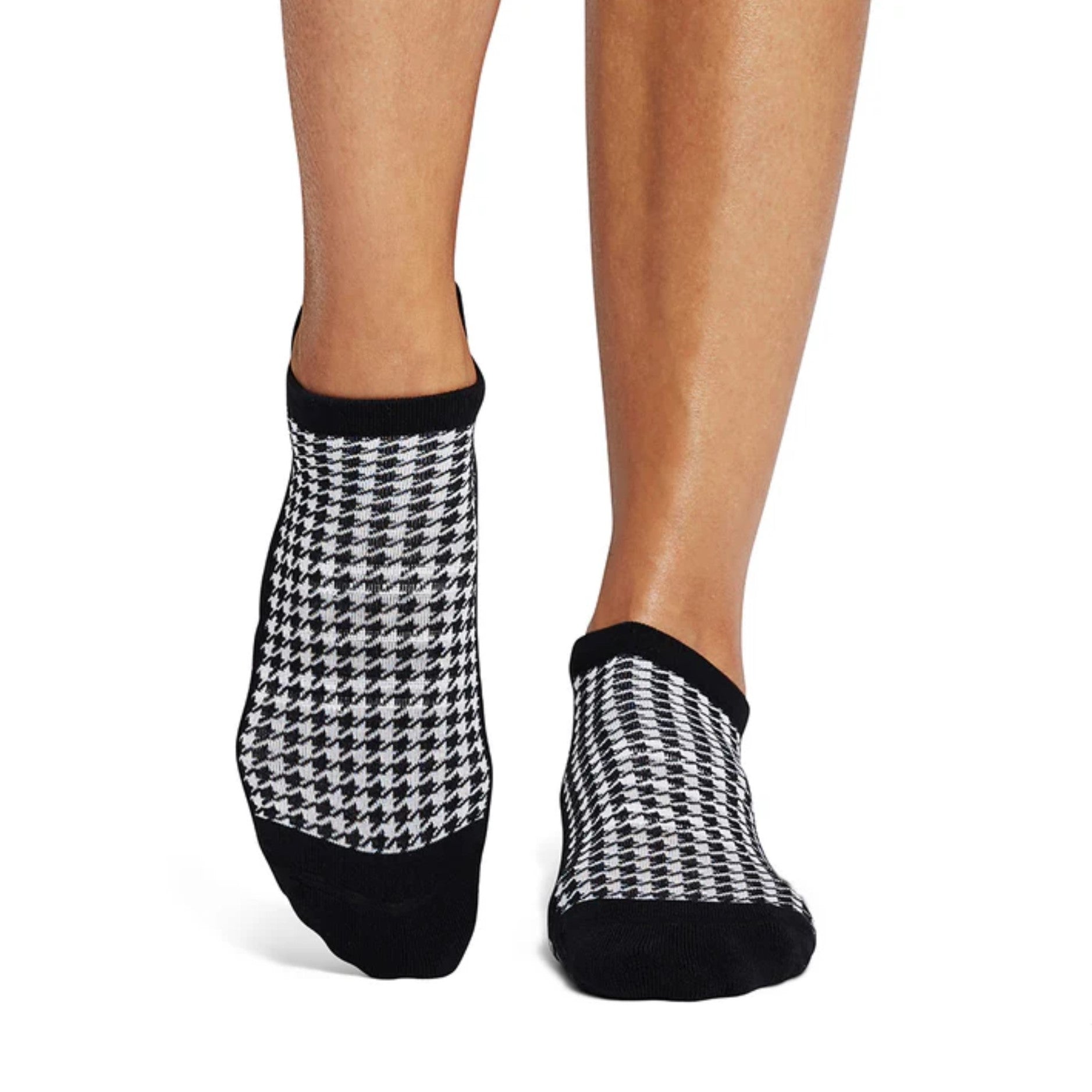 Savvy Grip Socks - Houndstooth (Barre/Pilates)