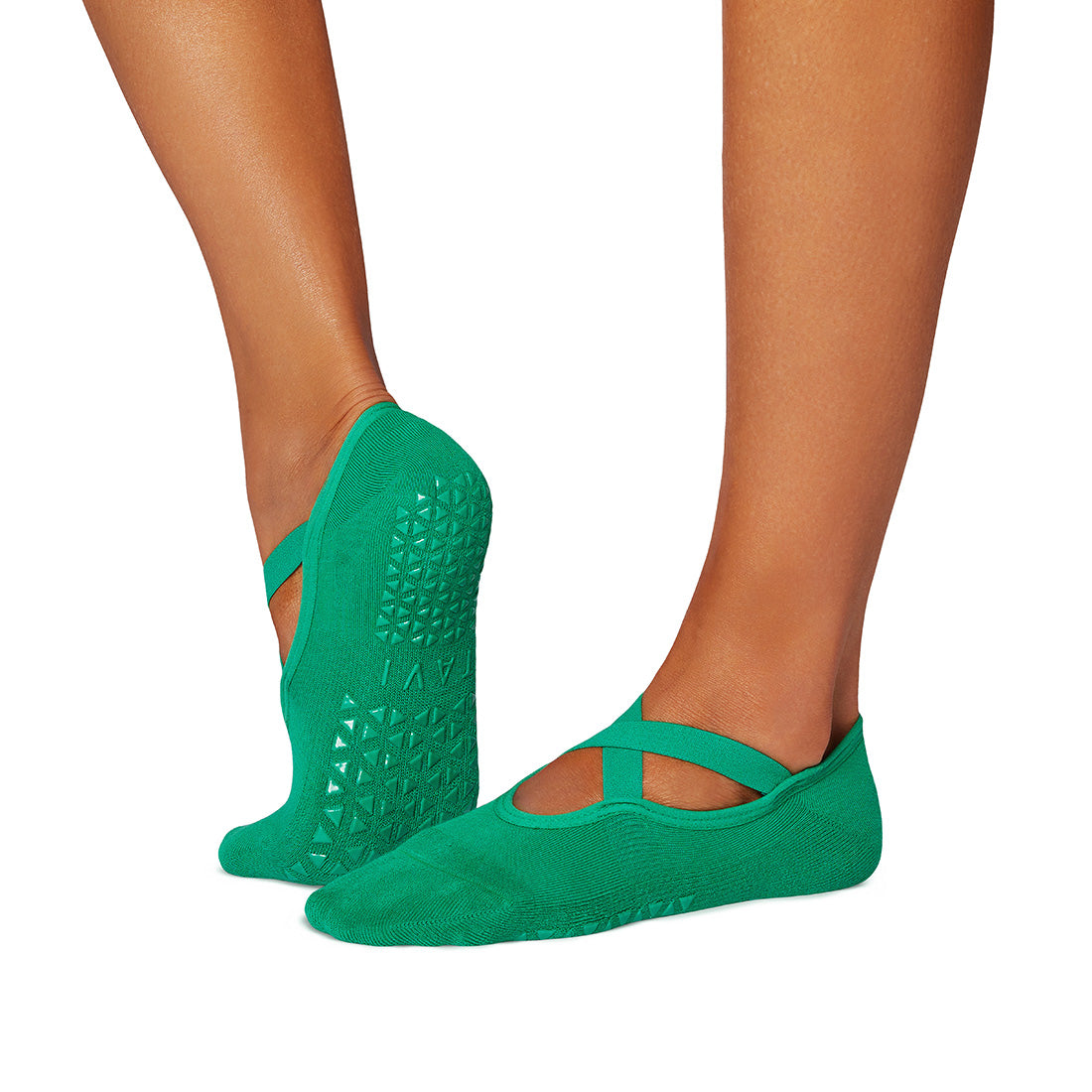 Chloe Grip Socks - Spring Clean Green (Pilates / Barre)