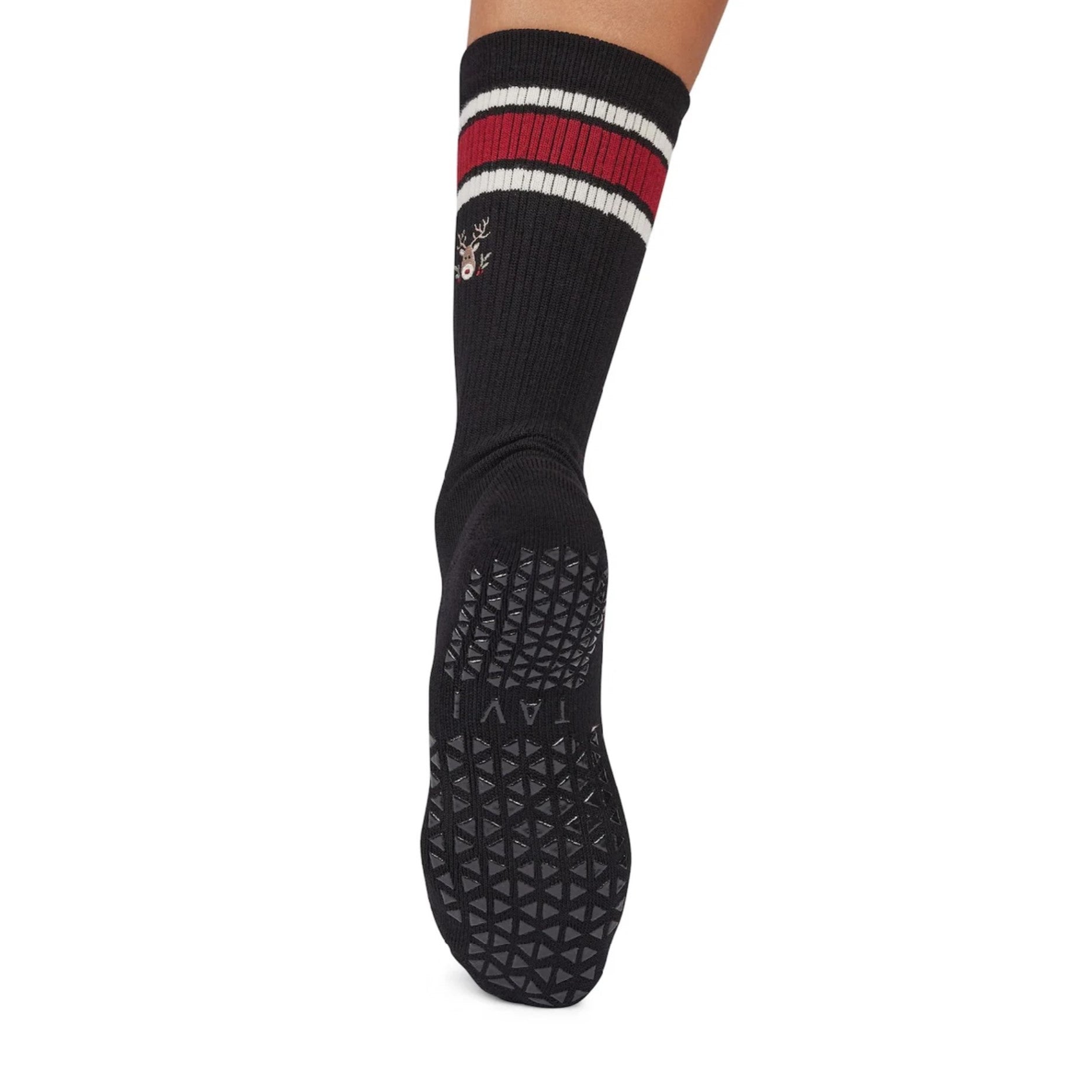 Kai Crew Grip Socks - Reindeer (Pilates / Barre)