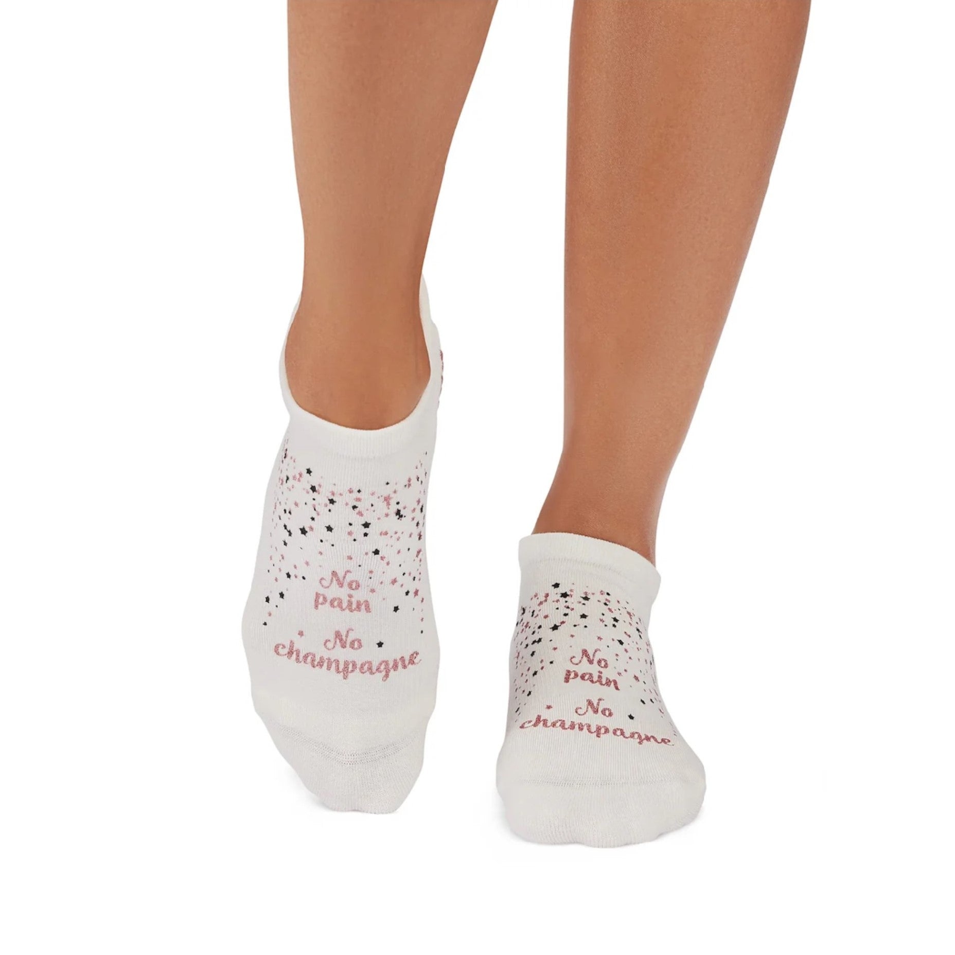 2 Pack Grip Socks - Ho Ho Ho / Bubbly (Pilates / Barre)