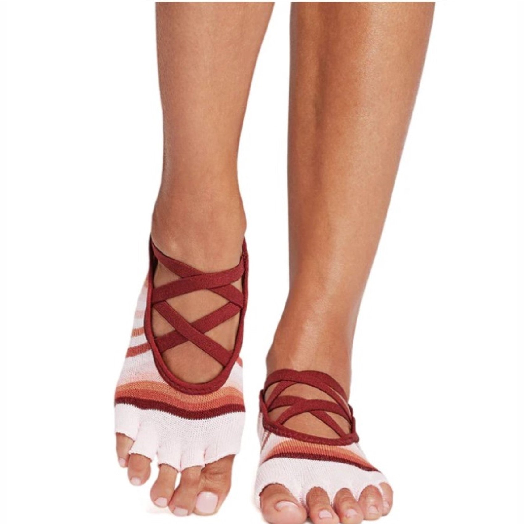 Elle Half Toe Grip Socks - Summit (Barre / Pilates)