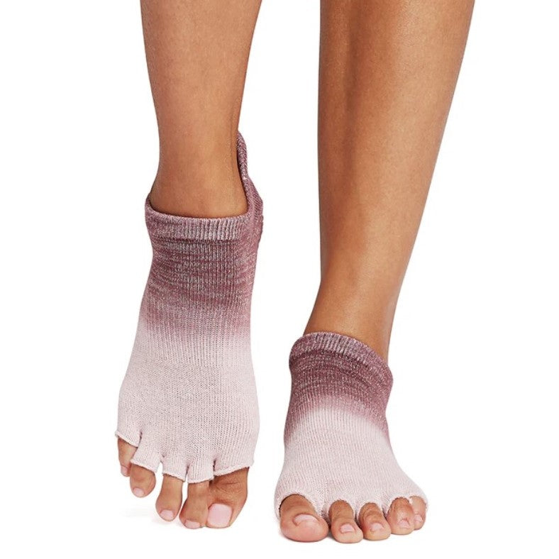 Low Rise Half Toe Grip Socks - Winterize (Barre / Pilates)