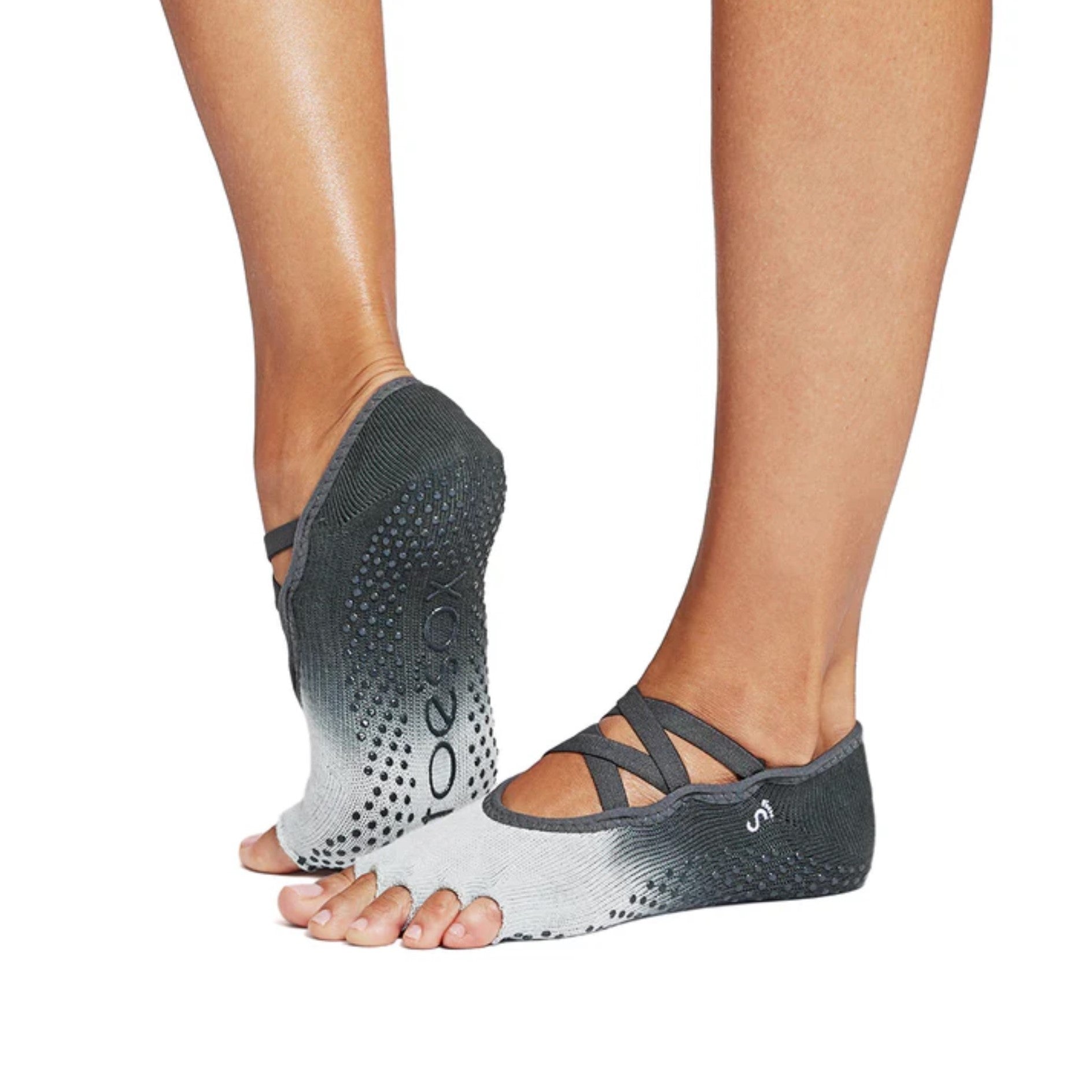 Elle Half Toe - Snowpack Grip Socks (Barre / Pilates)
