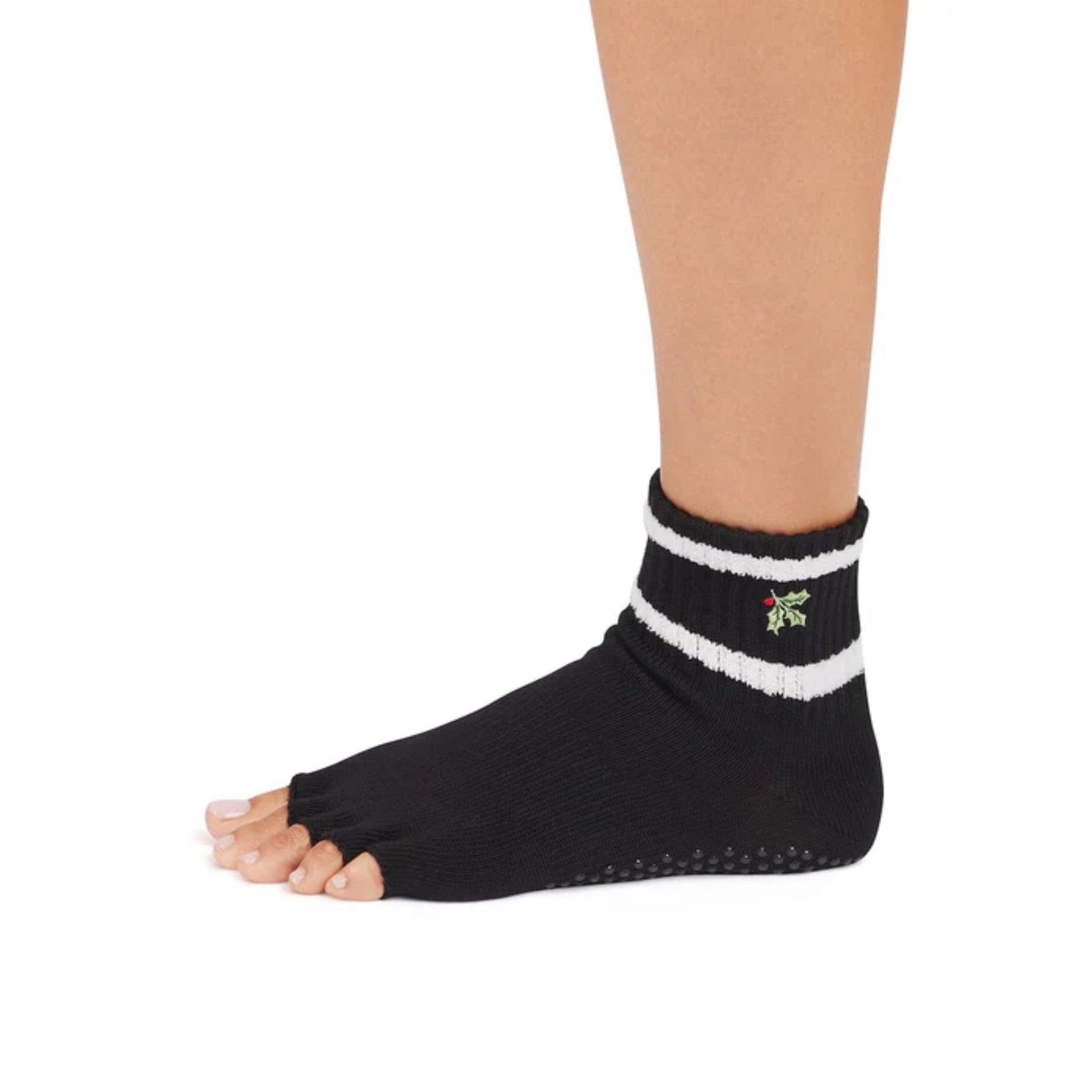 Melody Holly Ankle Half Toe Grip Socks (Barre / Pilates)