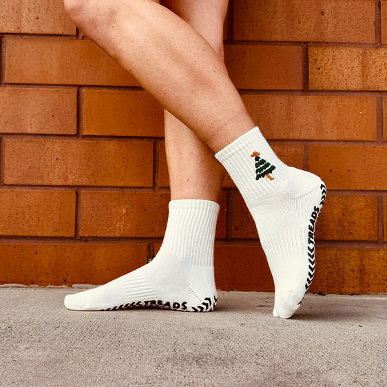 Howdy Holidays - Ankle Grip Sock (Barre / Pilates)