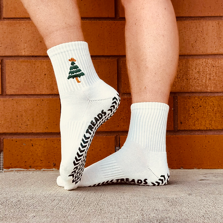 Howdy Holidays - Ankle Grip Sock (Barre / Pilates)