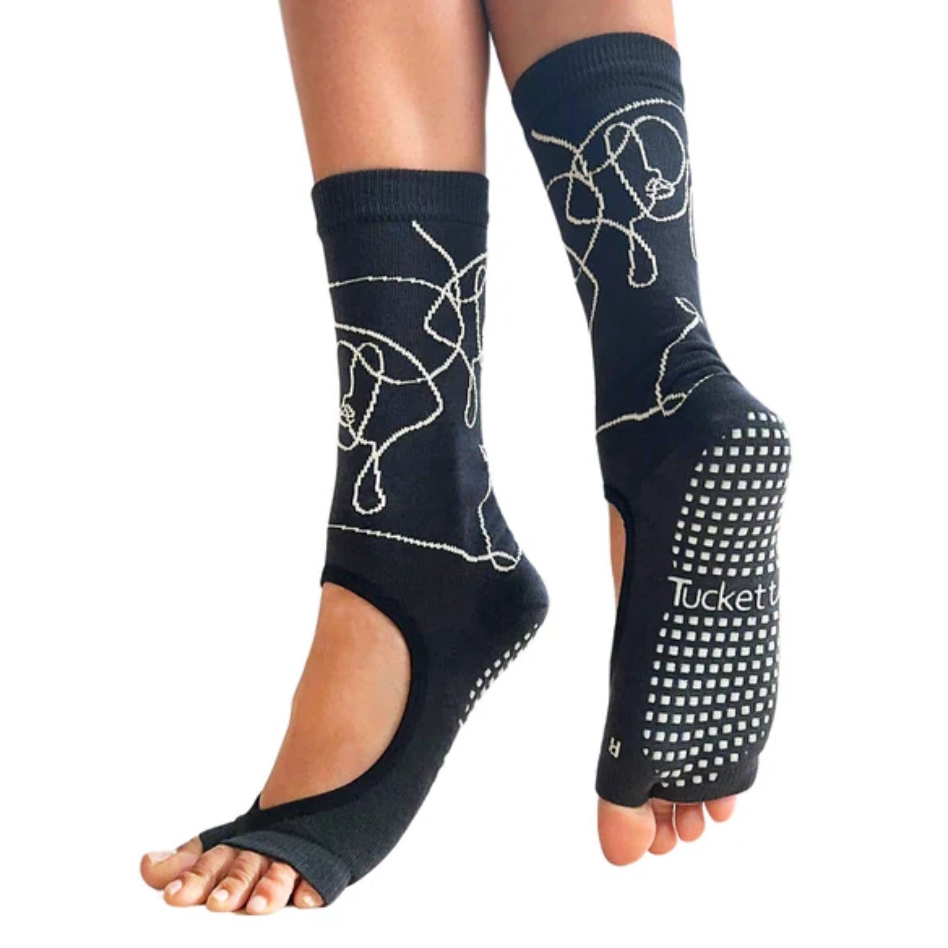 Crew Allegro Grip Socks (Barre / Pilates)