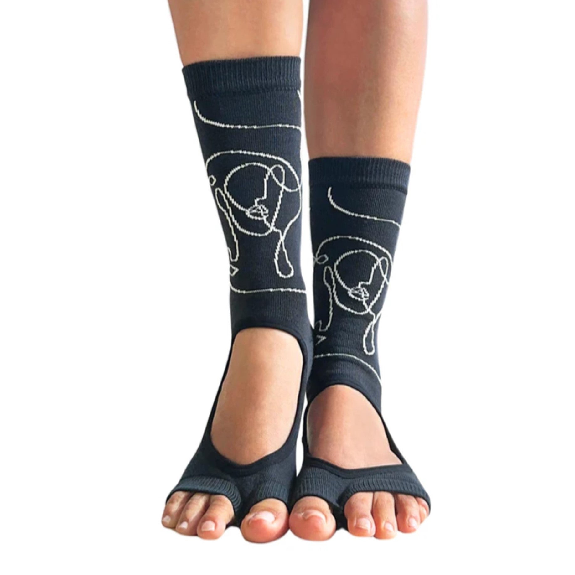 Crew Allegro Grip Socks (Barre / Pilates)