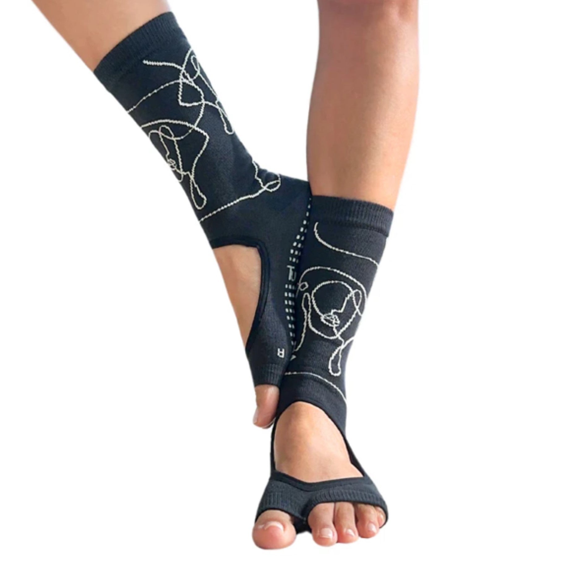 Crew Allegro Grip Socks (Barre / Pilates)