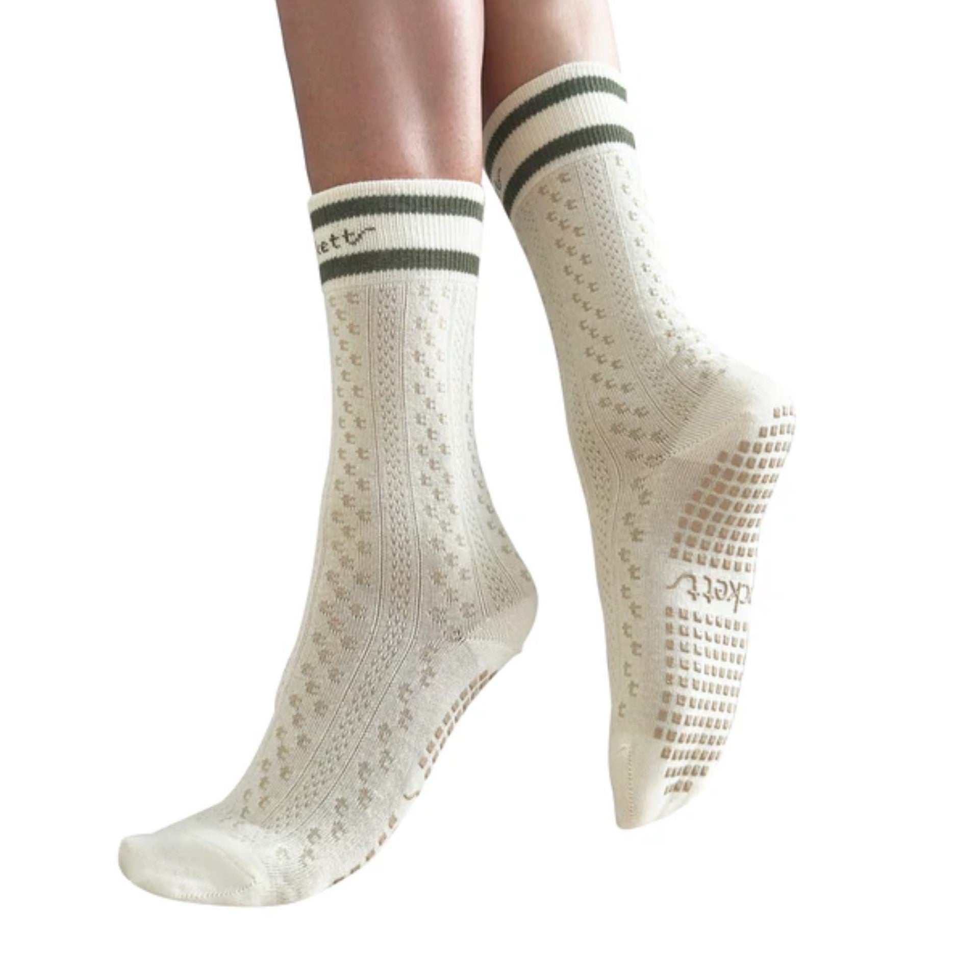 Crew Closed Toe Grip Socks (Barre / Pilates)