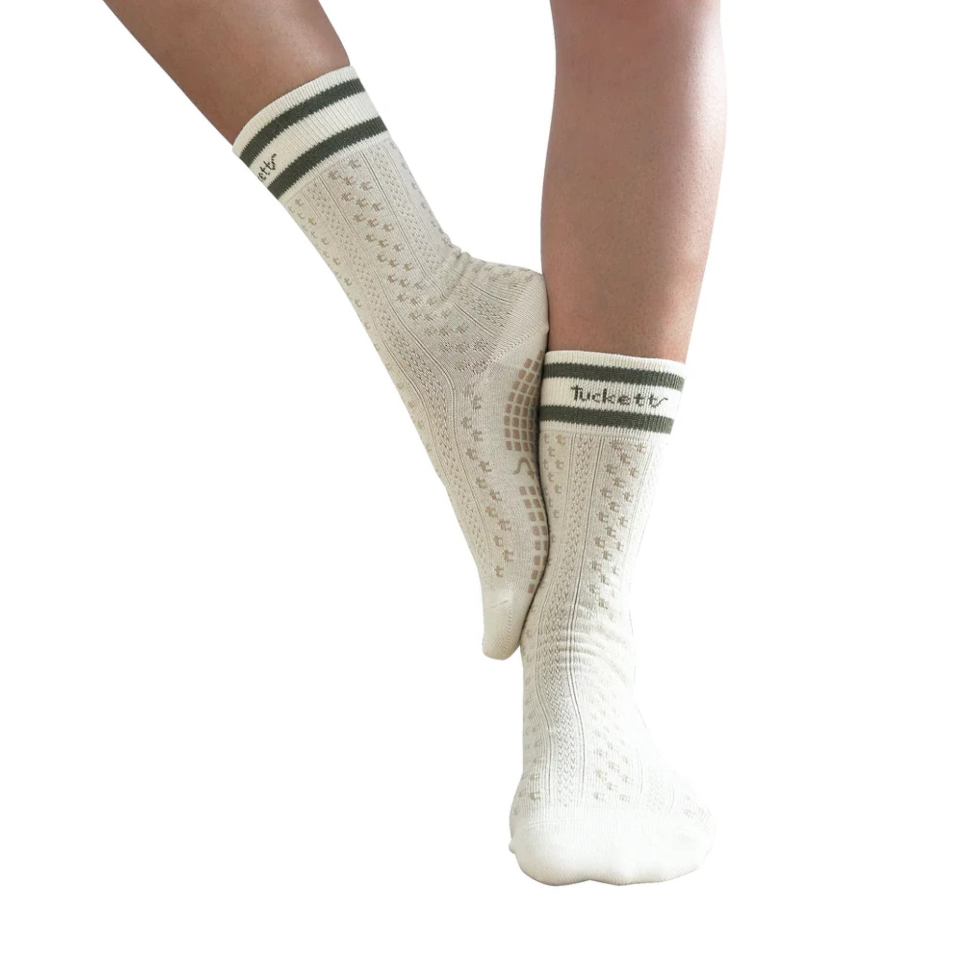 Crew Closed Toe Grip Socks (Barre / Pilates)