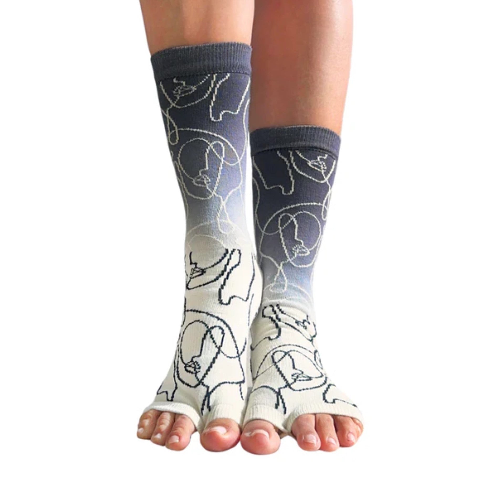 Crew Allegro Grip Socks (Barre / Pilates)